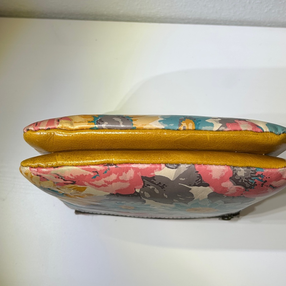Patricia Nash First Bloom Leather Balluri Flap Crossbody bag - Picture 16 of 16
